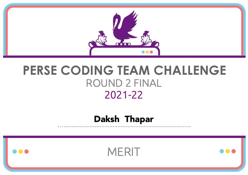 Perse Coding Competition Round 2