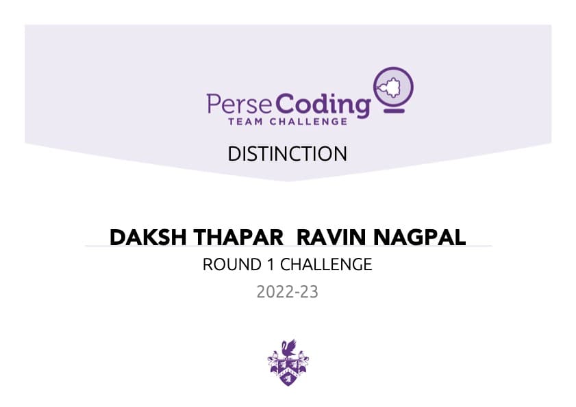 Perse Coding Competition Round 1