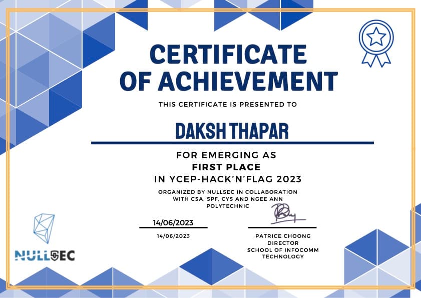 YCEP - Hack and Flag