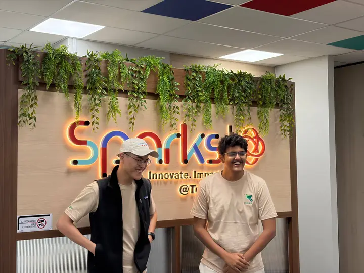 at sparks @ tengah for the churp pilot.