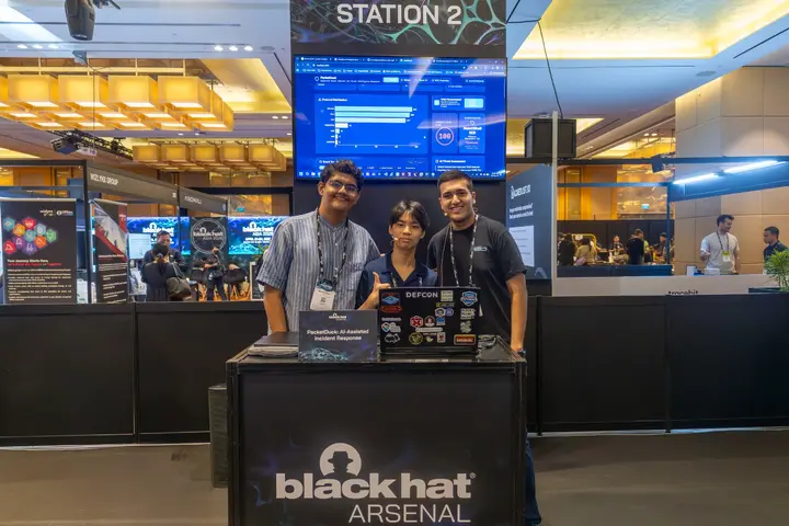 the packetduck station at black hat asia arsenal, 2026.