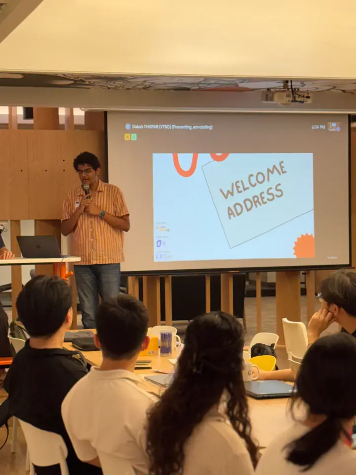 welcome address at the open impact fellowship.